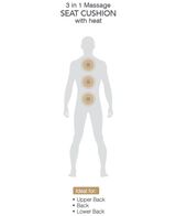 3-in-1 Thai Style Massage Seat Cushion with Heat